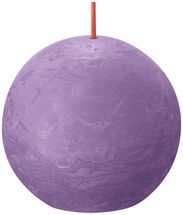 Bolsius Bulb Candle Rustic Vibrant Violet ø 76 mm